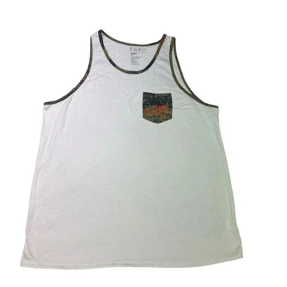 FOX Men's Deliberate Tank Top White  Size XL New - Picture 1 of 16